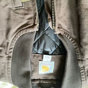 Carhartt Brown Quilted Vest